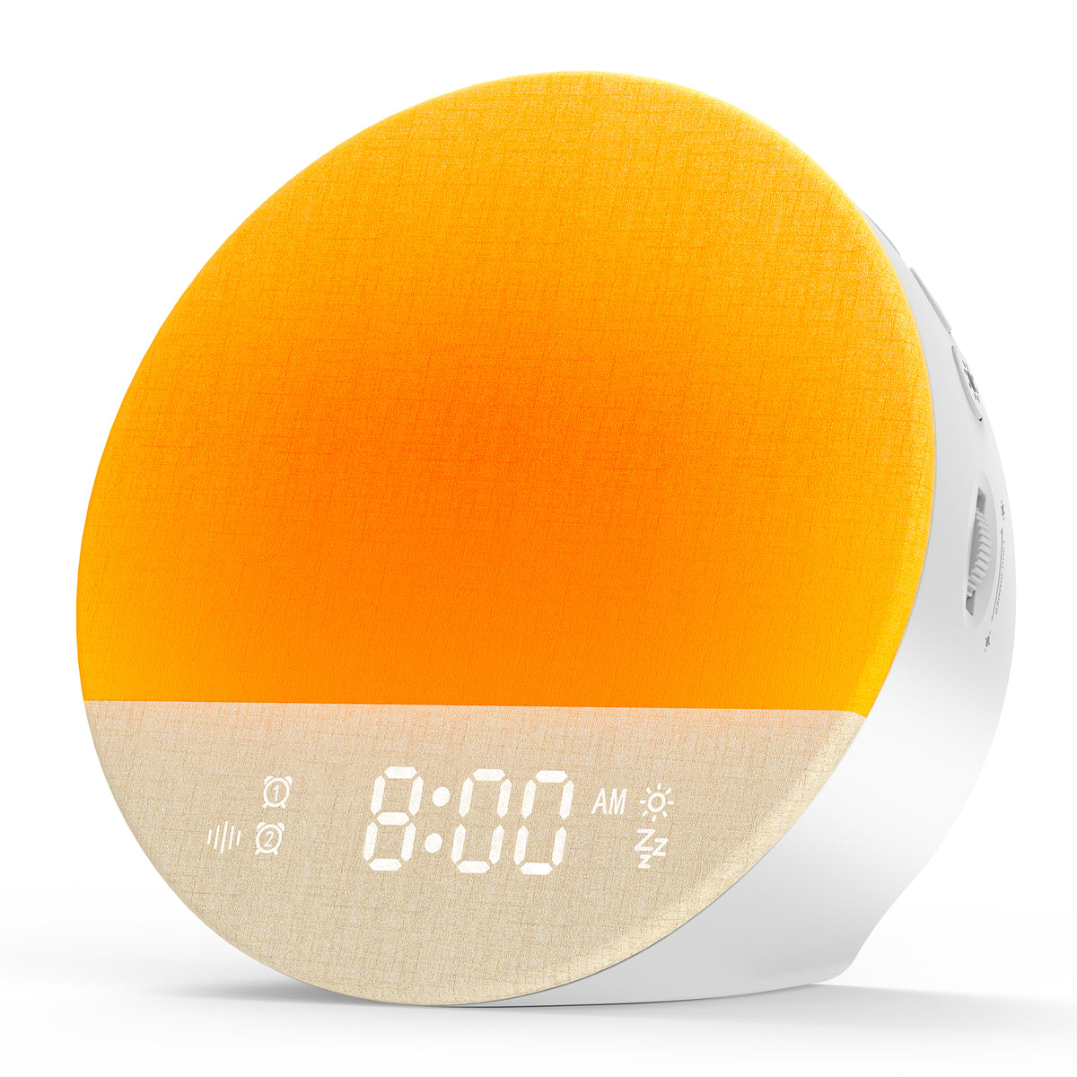 Bluetooth Speaker Alarms Clock Sound Machine Bedrooms Loud 23 White Noise Dual Alarms Snooze 12/24H Night Lights Timer USB Charging Dimmer Sleeping Sunrise Digital Alarm Clocks