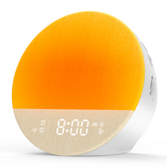 Bluetooth Speaker Alarms Clock Sound Machine Bedrooms Loud 23 White Noise Dual Alarms Snooze 12/24H Night Lights Timer USB Charging Dimmer Sleeping Sunrise Digital Alarm Clocks