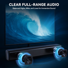 50W 2.1CH TV Surrounds Sound Bar With Subwoofer Home Theater Surround Bluetooth Surround Speakers HDMI AUX OPT Home Audio Surrounds Sounds System Soundbar TV PC Game Music/Movie/News