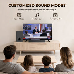 50W 2.1CH TV Surrounds Sound Bar With Subwoofer Home Theater Surround Bluetooth Surround Speakers HDMI AUX OPT Home Audio Surrounds Sounds System Soundbar TV PC Game Music/Movie/News