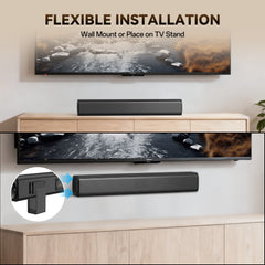 50W 2.1CH TV Surrounds Sound Bar With Subwoofer Home Theater Surround Bluetooth Surround Speakers HDMI AUX OPT Home Audio Surrounds Sounds System Soundbar TV PC Game Music/Movie/News